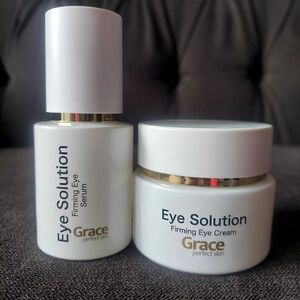 Grace perfect skin 2 set Eye firming serum+cream Vitamin E/ Rice Amino Acids New